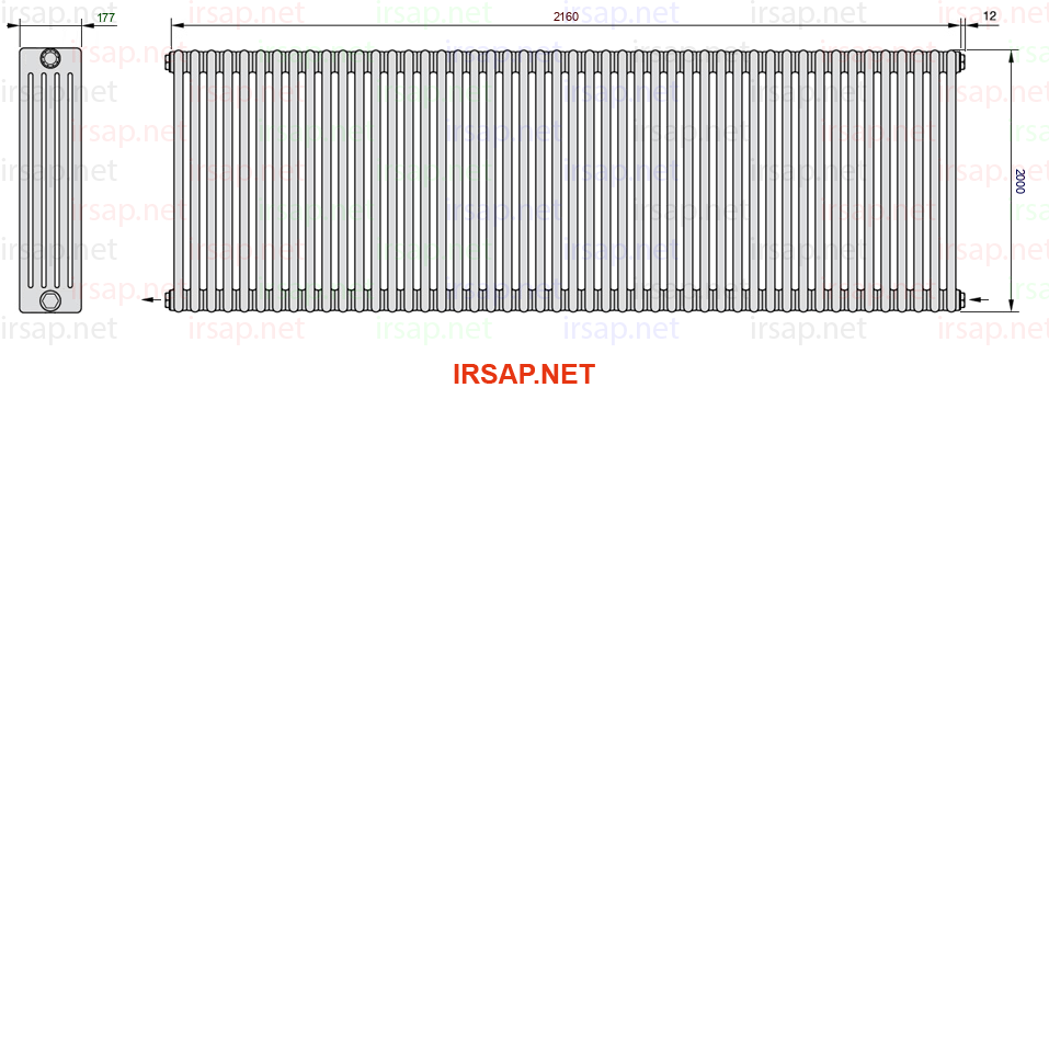 Радиатор IRSAP Tesi 52000/48 T08 CL 01
